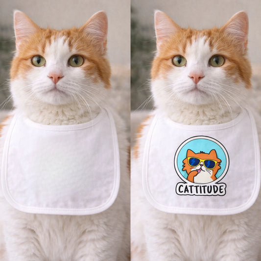 Cattitude | Cool Cat Iron-On Patch | Fabstik