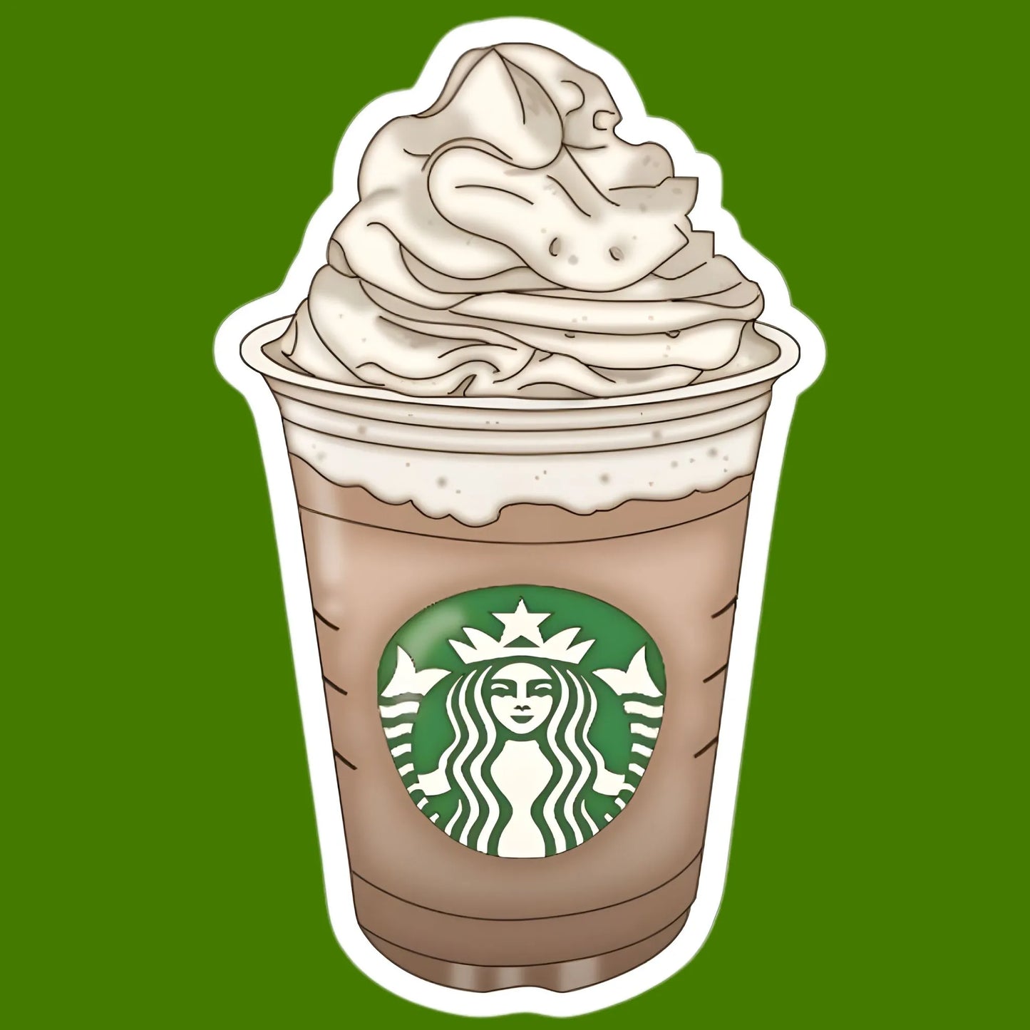 Frappuccino Whip | Coffee Lovers Iron-On Patch |Fabstik
