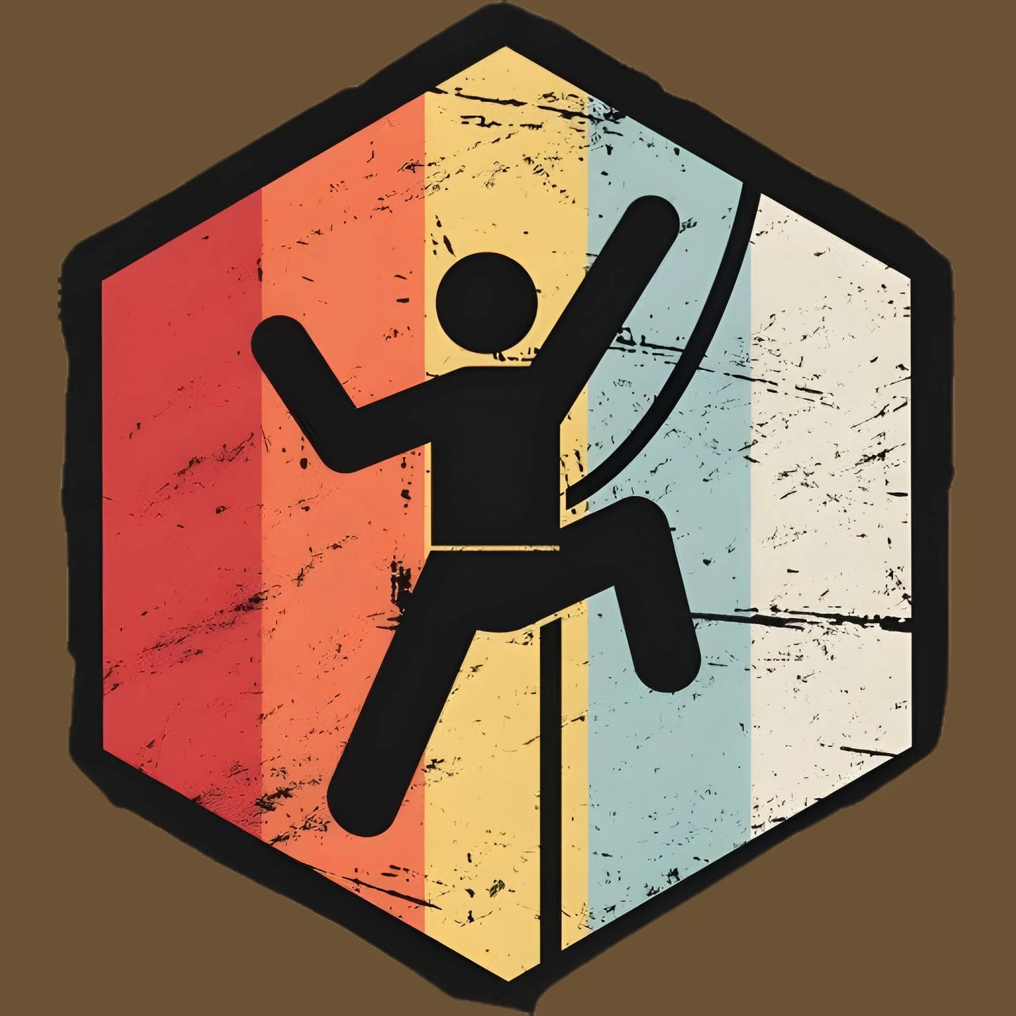 Retro Surfing Badge | Travel & Adventure Iron-On Patch |Fabstik