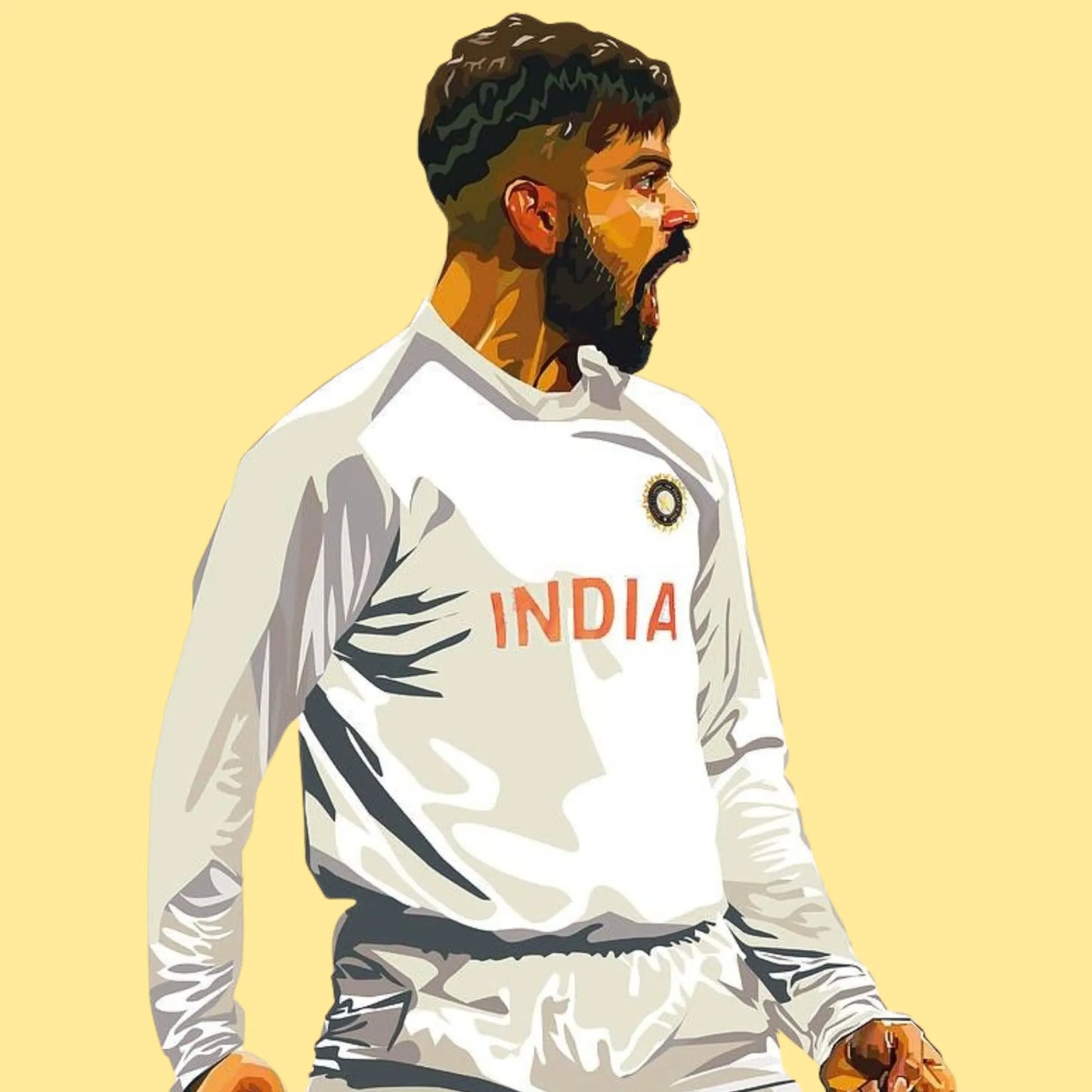 Test Cricket Warrior | Cricket Iron-On Patch |Fabstik