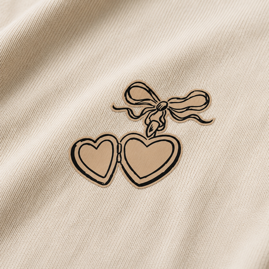 Heart Locket | Iron-On-Patch | Fabstik