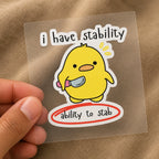 Ability to stab | Fabstik