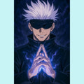 Limitless Sorcerer | Jujutsu Kaisen Iron-On Patch | Fabstik