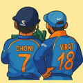 Cricket Legends Duo | Cricket Iron-On Patch | Fabstik