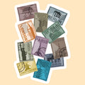 City Stamps | Travel & Adventure Iron-On Patch | Fabstik
