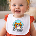 Cattitude | Cool Cat Iron-On Patch | Fabstik