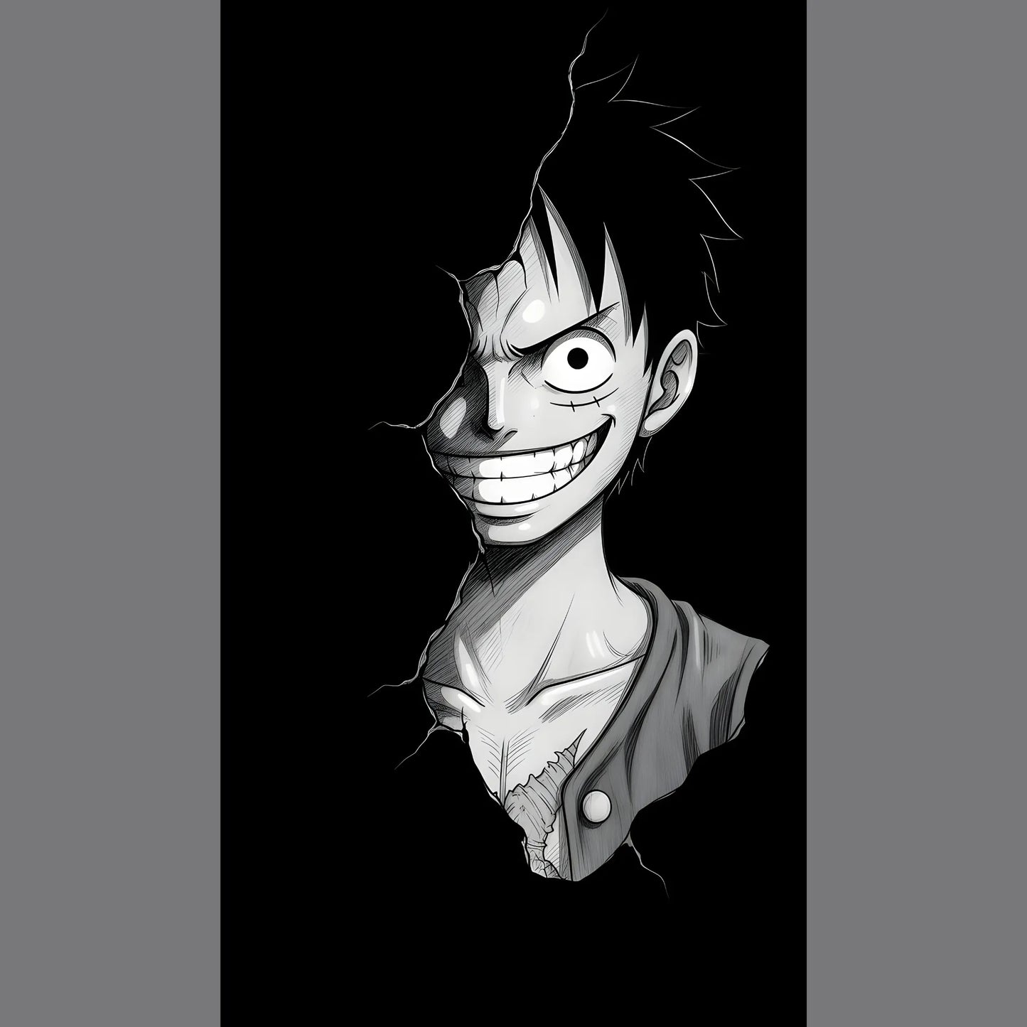 Stretchy Pirate Captain | One Piece Iron-On Patch |Fabstik