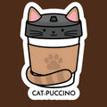 Cat-Puccino | Coffee Lovers Iron-On Patch | Fabstik