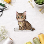 Sweet Kitten | Cute Cat Iron-On Patch | Fabstik
