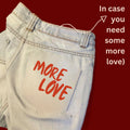 More Love Fabstik – Iron-On Fabric Sticker