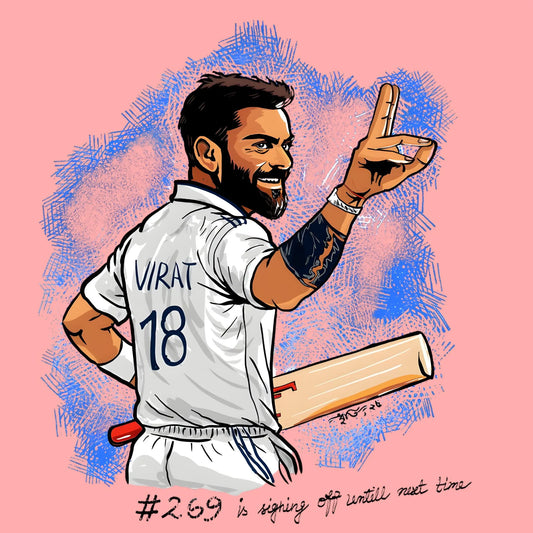 Signing Off 269 | Cricket Iron-On Patch |Fabstik