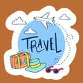 Travel Essentials | Travel & Adventure Iron-On Patch | Fabstik