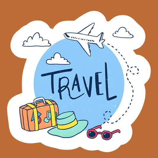 Travel Essentials | Travel & Adventure Iron-On Patch |Fabstik