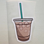 Iced Coffee | Coffee Lovers Iron-On Patch | Fabstik