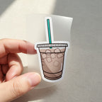 Iced Coffee | Coffee Lovers Iron-On Patch | Fabstik