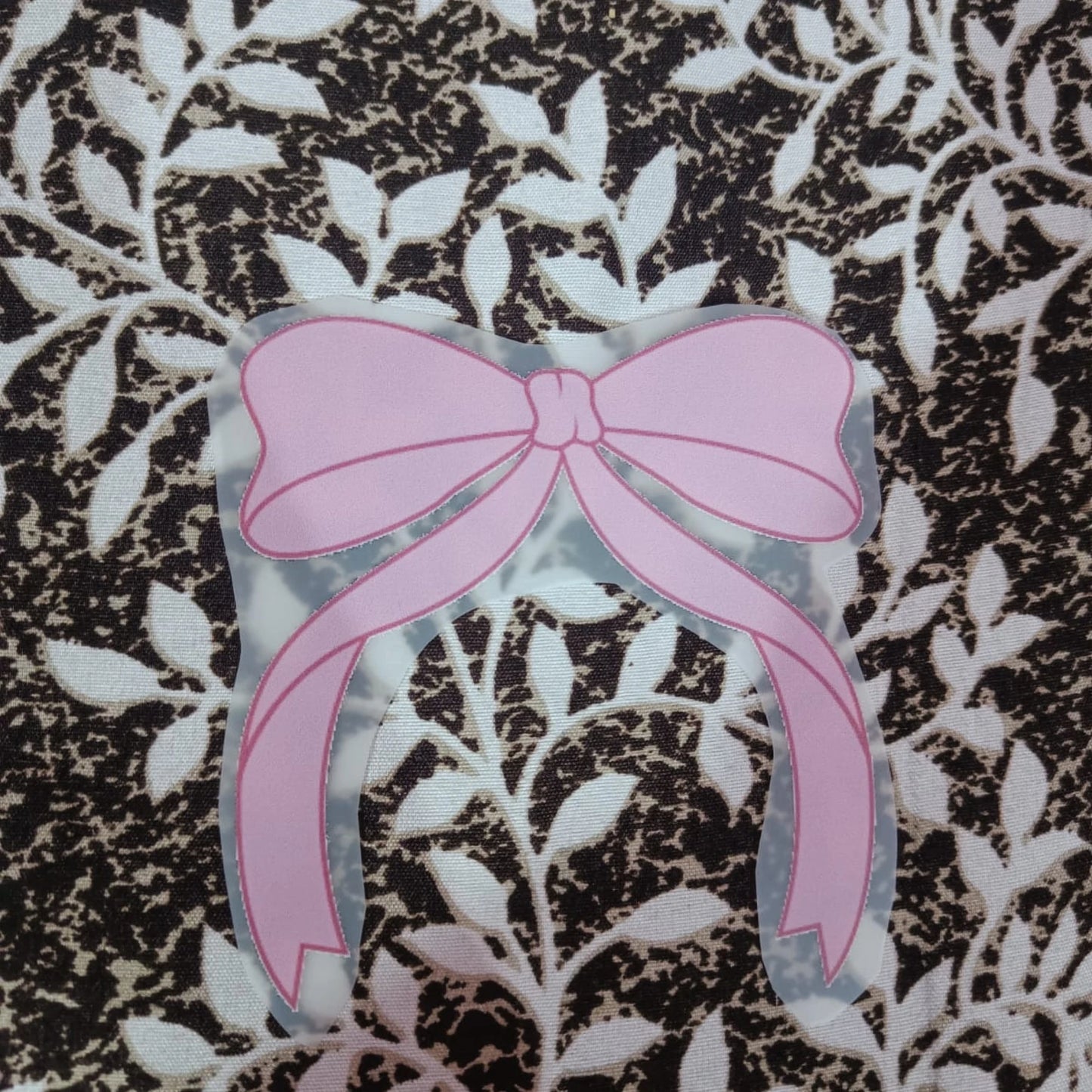 Pink Bow | Iron-On-Patch | Fabstik