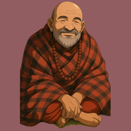 Peaceful Sage | Spiritual Iron-On Patch |Fabstik