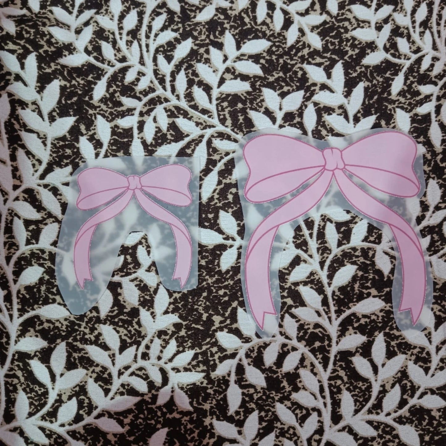 Pink Bow | Iron-On-Patch | Fabstik