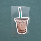 Iced Coffee | Coffee Lovers Iron-On Patch | Fabstik