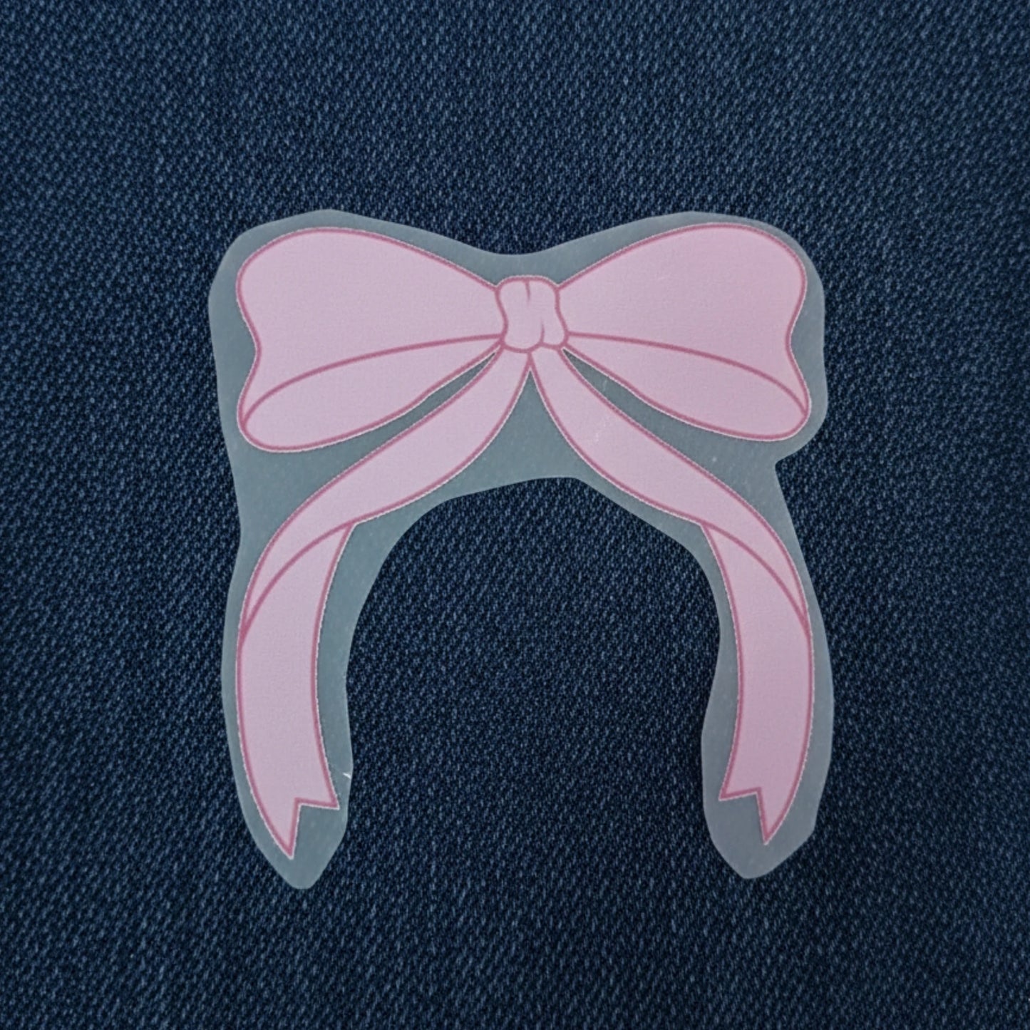 Pink Bow | Iron-On-Patch | Fabstik