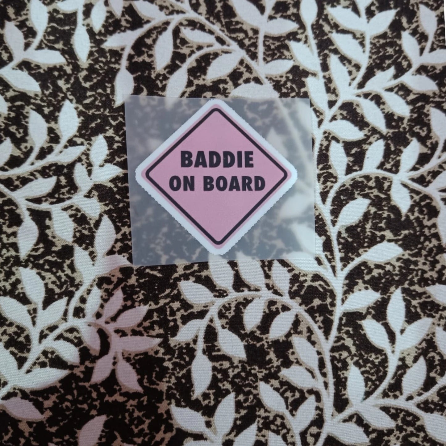 Baddie On Board | Iron-On-Patch | Fabstik