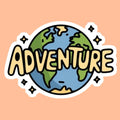 Adventure Globe | Travel & Adventure Iron-On Patch | Fabstik