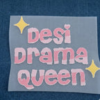 Desi Drama Queen | Iron-On-Patch | Fabstik