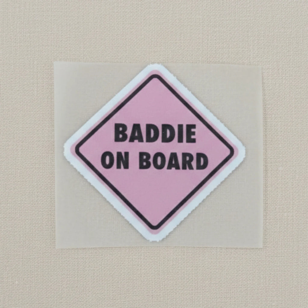 Baddie On Board | Iron-On-Patch | Fabstik