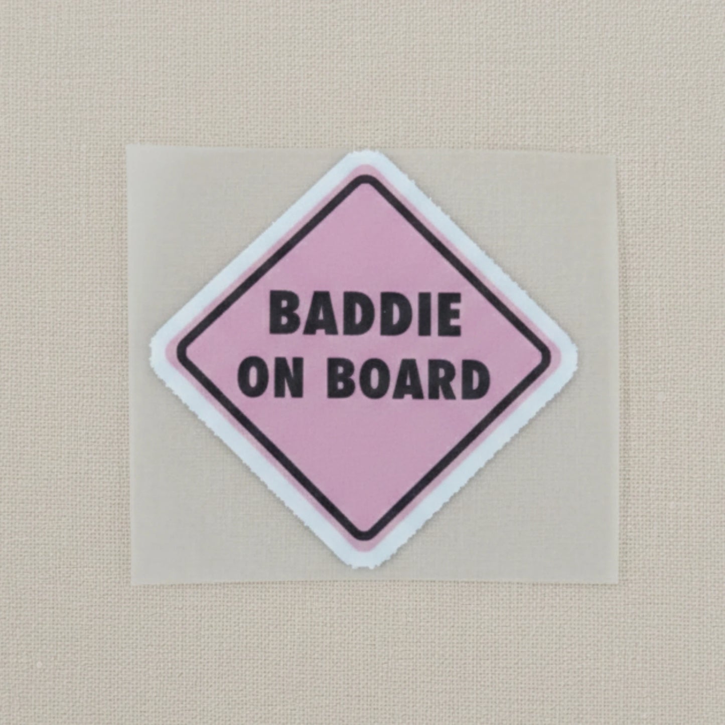 Baddie On Board | Iron-On-Patch | Fabstik