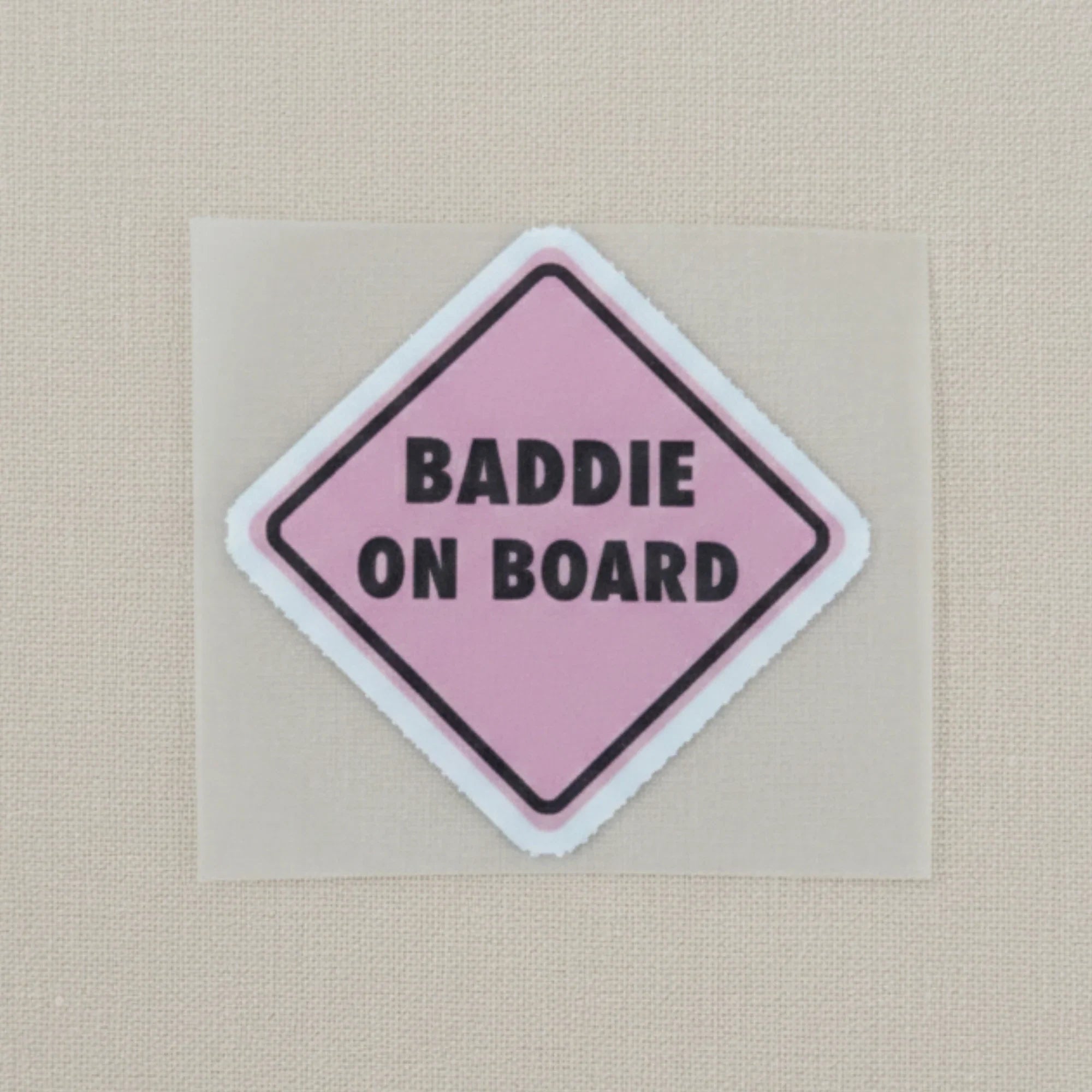 Baddie On Board | Iron-On-Patch | Fabstik