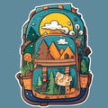 Adventure Backpack | Travel & Adventure Iron-On Patch | Fabstik