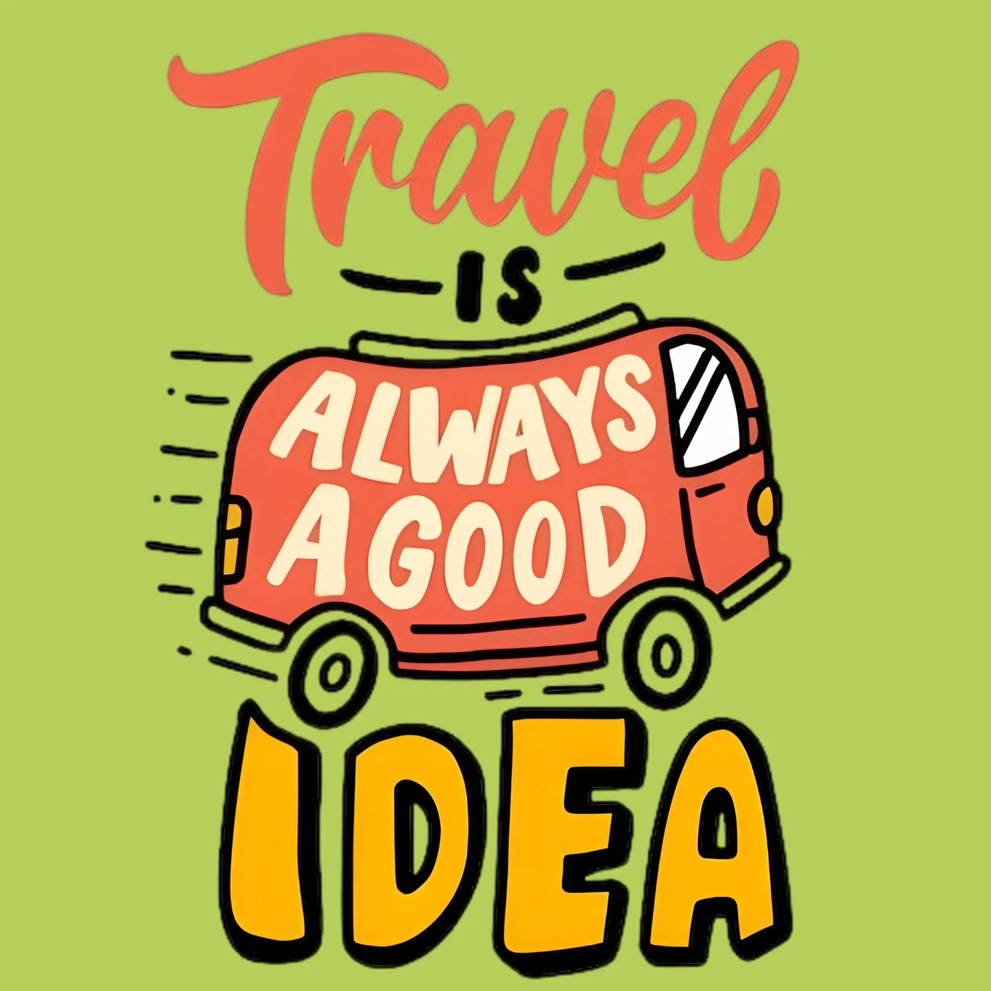 Travel Good Idea | Travel & Adventure Iron-On Patch |Fabstik