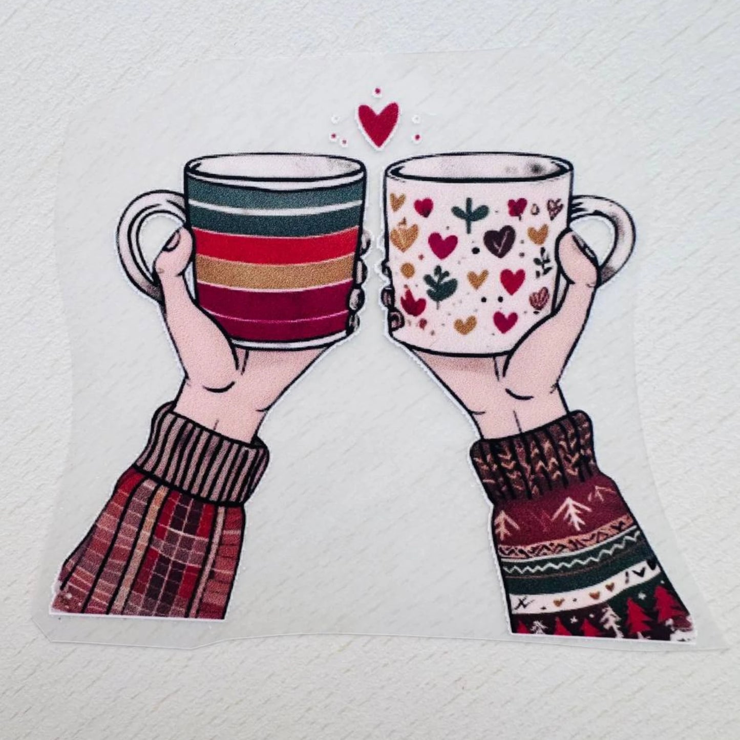 Coffee Cheers | Coffee Lovers Iron-On Patch |Fabstik