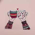 Coffee Cheers | Coffee Lovers Iron-On Patch | Fabstik