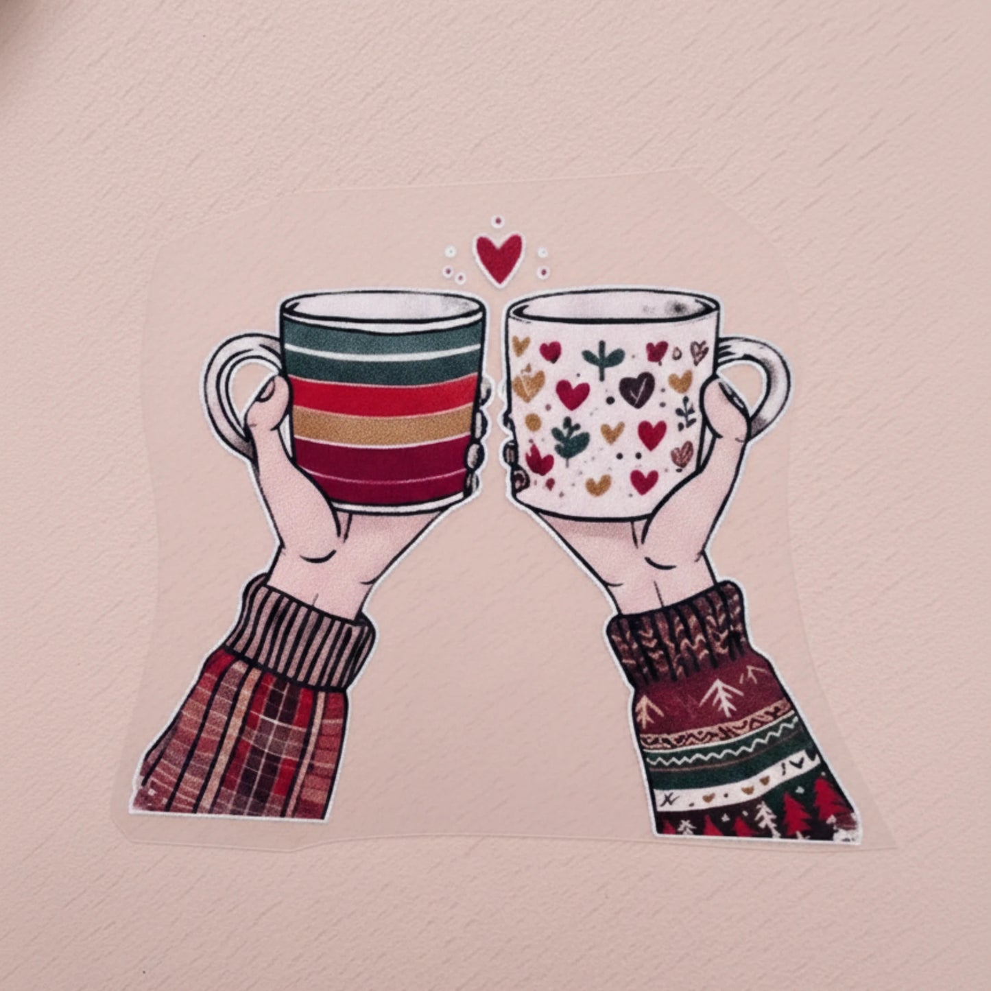 Coffee Cheers | Coffee Lovers Iron-On Patch |Fabstik
