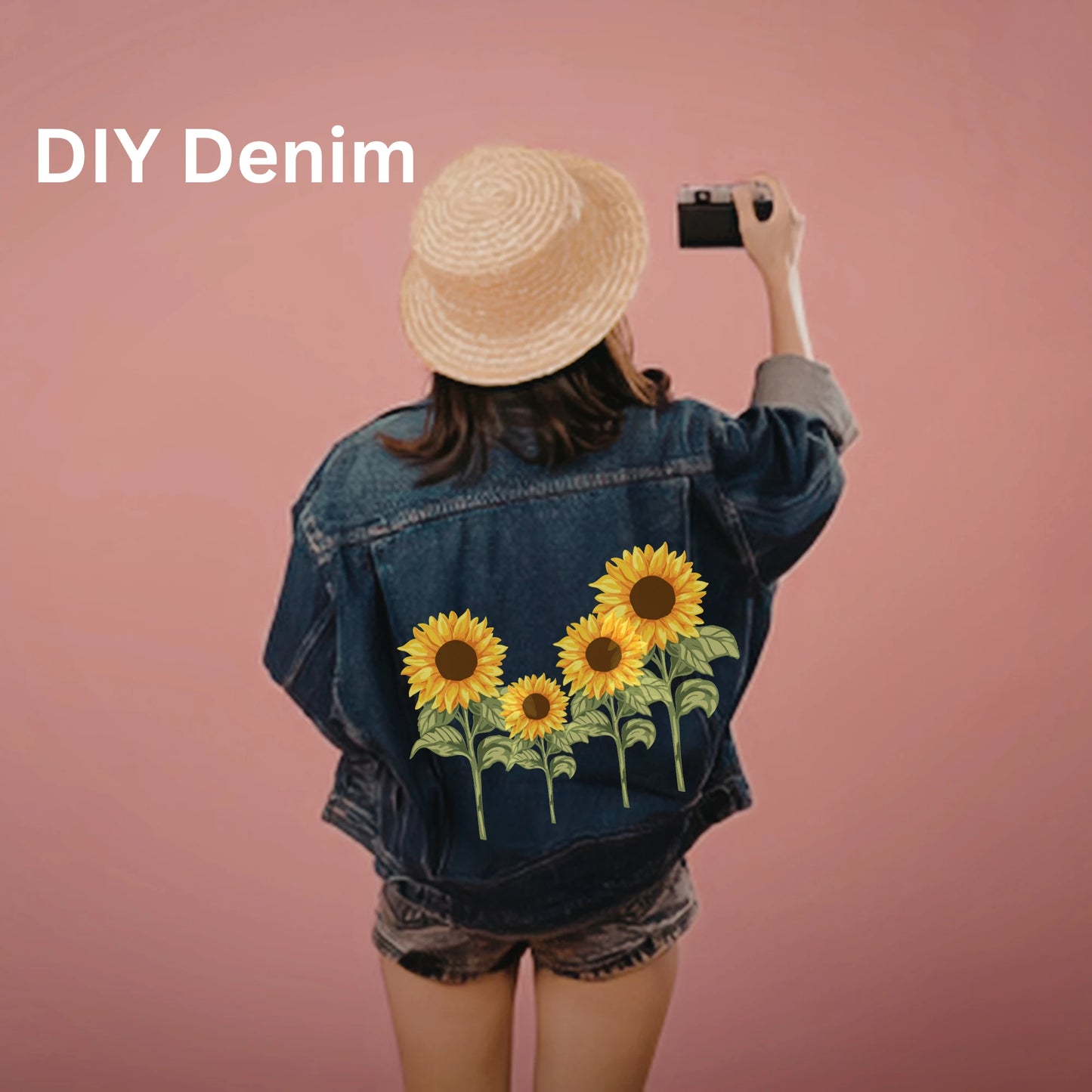 Sunflower Serenity | Iron-On-Patch | Fabstik