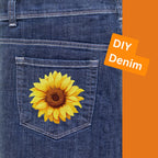 Sunflower Trail | Iron-On-Patch | Fabstik