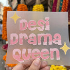 Desi Drama Queen | Iron-On-Patch | Fabstik
