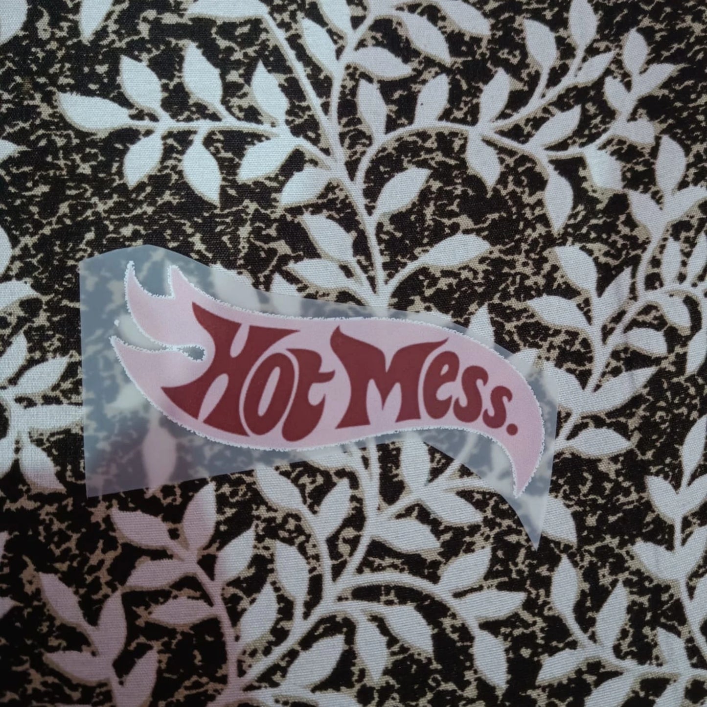Hot Mess | Iron-On-Patch | Fabstik