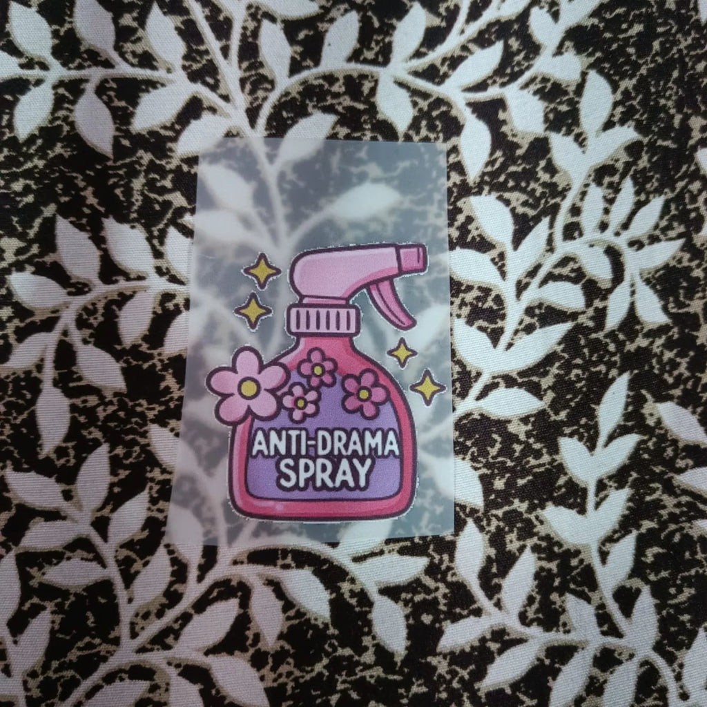 Anti-Drama Spray | Iron-On-Patch | Fabstik