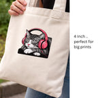 Relaxed Meow | Cat Iron-on patch | Fabstik Ministik