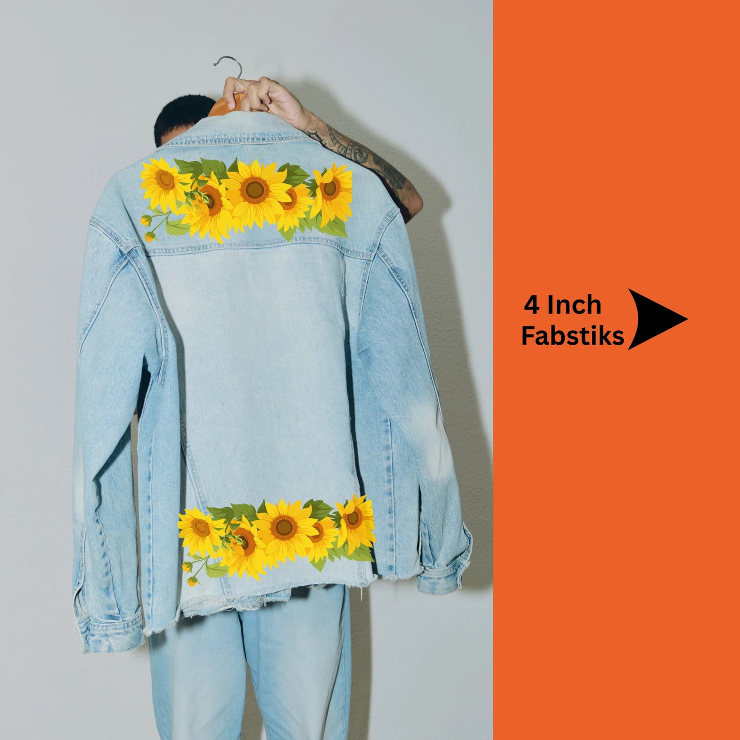 Sunflower Soul | Iron-On-Patch | Fabstik