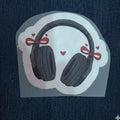 Bow Headphones | Iron-On-Patch | Fabstik