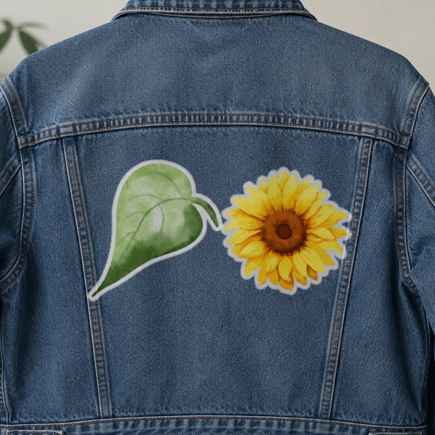 Boho Sunflower | Iron-On-Patch | Fabstik