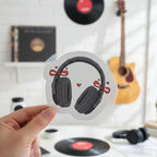 Bow Headphones | Iron-On-Patch | Fabstik