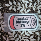Social Battery | Iron-On-Patch | Fabstik