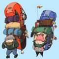 Backpackers | Travel & Adventure Iron-On Patch | Fabstik