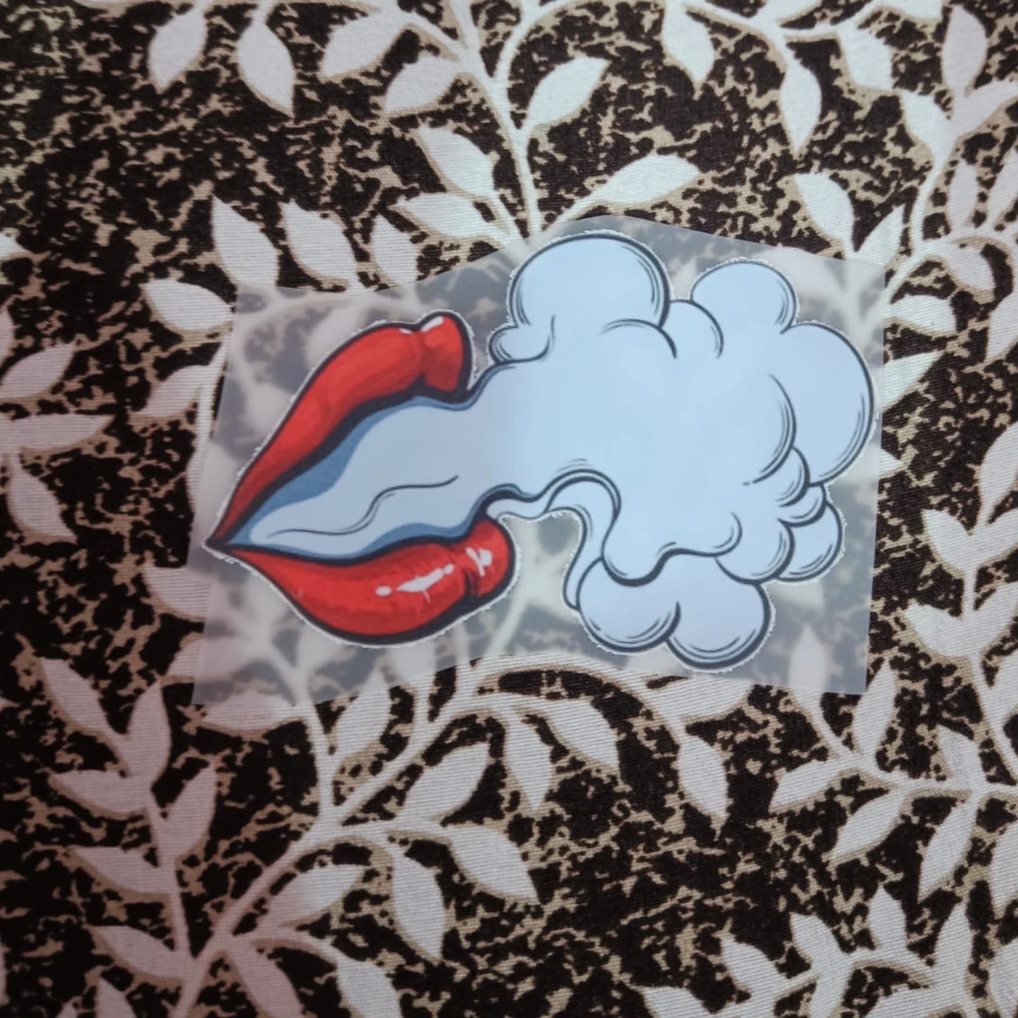 Red Lip | Iron-On-Patch | Fabstik