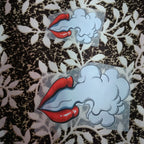 Red Lip | Iron-On-Patch | Fabstik