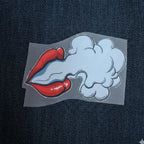 Red Lip | Iron-On-Patch | Fabstik